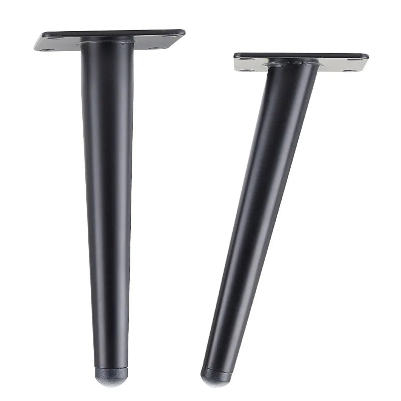 10-25cm Straight Legs Metal Furniture Feet Sofa Supporting Leg for Bed Table Chair Desk Cabinet Dresser Furniture Hardware Parts