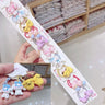 10 Pair Sanrio Hello Kitty Melody Coolommy Hairpin Leather Band Edge Clip Cute Cartoon Children's Hair Accessories Gift