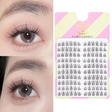 10 Pairs Fairy False Eyelashes Little Devil Individual Lashes Extension Heat Bonded Cluster Lashes Naturally lash Makeup Tools