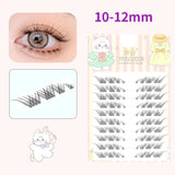 10 Pairs Fairy False Eyelashes Little Devil Individual Lashes Extension Heat Bonded Cluster Lashes Naturally lash Makeup Tools