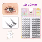 10 Pairs Fairy False Eyelashes Little Devil Individual Lashes Extension Heat Bonded Cluster Lashes Naturally lash Makeup Tools