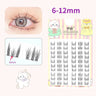 10 Pairs Fairy False Eyelashes Little Devil Individual Lashes Extension Heat Bonded Cluster Lashes Naturally lash Makeup Tools