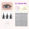 10 Pairs Fairy False Eyelashes Little Devil Individual Lashes Extension Heat Bonded Cluster Lashes Naturally lash Makeup Tools