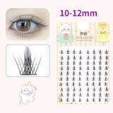 10 Pairs Fairy False Eyelashes Little Devil Individual Lashes Extension Heat Bonded Cluster Lashes Naturally lash Makeup Tools