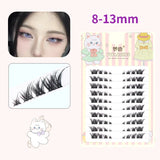 10 Pairs Fairy False Eyelashes Little Devil Individual Lashes Extension Heat Bonded Cluster Lashes Naturally lash Makeup Tools