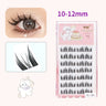 10 Pairs Fairy False Eyelashes Little Devil Individual Lashes Extension Heat Bonded Cluster Lashes Naturally lash Makeup Tools