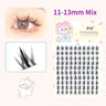 10 Pairs Fairy False Eyelashes Little Devil Individual Lashes Extension Heat Bonded Cluster Lashes Naturally lash Makeup Tools