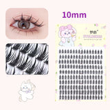 10 Pairs Fairy False Eyelashes Little Devil Individual Lashes Extension Heat Bonded Cluster Lashes Naturally lash Makeup Tools