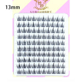 10 Pairs Fairy False Eyelashes Little Devil Individual Lashes Extension Heat Bonded Cluster Lashes Naturally lash Makeup Tools