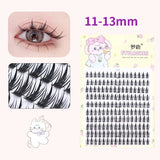 10 Pairs Fairy False Eyelashes Little Devil Individual Lashes Extension Heat Bonded Cluster Lashes Naturally lash Makeup Tools