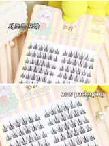 10 Pairs Fairy False Eyelashes Little Devil Individual Lashes Extension Heat Bonded Cluster Lashes Naturally lash Makeup Tools