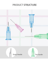 100/50 Painless small needle painless beauty ultrafine 30G * 4mm , 30G * 13mm , 30G * 25mm syringes Korean Needles Eyelid Tools