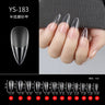 100/500pcs Nails Half French False Nail Art Tips Acrylic UV Gel Manicure Tip Nail French Nail Piece Finished uñas postizas DIY