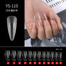 100/500pcs Nails Half French False Nail Art Tips Acrylic UV Gel Manicure Tip Nail French Nail Piece Finished uñas postizas DIY