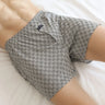 100% Cotton Men Pajama Shorts Summer Solid Elastic Waist Short Pants Casual Breathable 3D Crotch Bottoms Sleepwear pijama hombre