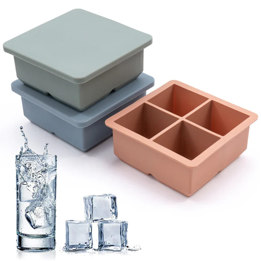 100% Food Grade Silicone Ice Cube Ice Cube Popsicle Mold Cube Maker Shape Easy to Remove Ice Tray Fade Resistant Summer Ice Cbe