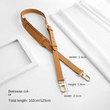 100% Genuine Leather bag Strap for LV Speedy 20 25 30 Shoulder Straps Ajustable Crossbody Long Bags Belt 120cm Accessories