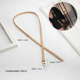 100% Genuine Leather bag Strap for LV Speedy 20 25 30 Shoulder Straps Ajustable Crossbody Long Bags Belt 120cm Accessories