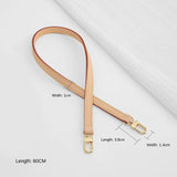 100% Genuine Leather bag Strap for LV Speedy 20 25 30 Shoulder Straps Ajustable Crossbody Long Bags Belt 120cm Accessories