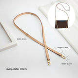 100% Genuine Leather bag Strap for LV Speedy 20 25 30 Shoulder Straps Ajustable Crossbody Long Bags Belt 120cm Accessories