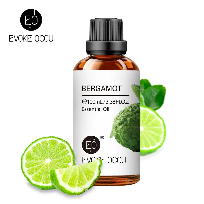 100ML Essential Oils for Diffuser Humidifier Aroma Oil Vanilla Eucalyptus Jasmine Rose Lavender Rosemary Peppermint Tea Tree