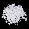 100Pcs Disposable Permanent Makeup Ring No Divider Tattoo Ink Pigment Holder Cup