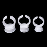 100Pcs Disposable Permanent Makeup Ring No Divider Tattoo Ink Pigment Holder Cup