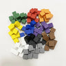 100Pcs/lots 10mm Wood Cubes Colorful Dice Chess Pieces Right Angle For Token Puzzle Board Games Early Education Free shipping