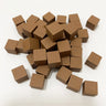 100Pcs/lots 10mm Wood Cubes Colorful Dice Chess Pieces Right Angle For Token Puzzle Board Games Early Education Free shipping