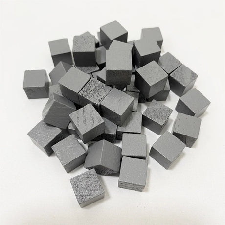 100Pcs/lots 10mm Wood Cubes Colorful Dice Chess Pieces Right Angle For Token Puzzle Board Games Early Education Free shipping