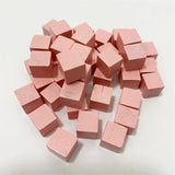 100Pcs/lots 10mm Wood Cubes Colorful Dice Chess Pieces Right Angle For Token Puzzle Board Games Early Education Free shipping