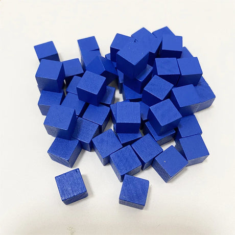 100Pcs/lots 10mm Wood Cubes Colorful Dice Chess Pieces Right Angle For Token Puzzle Board Games Early Education Free shipping