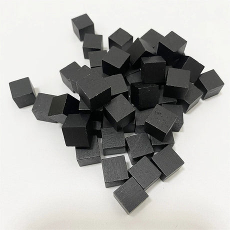 100Pcs/lots 10mm Wood Cubes Colorful Dice Chess Pieces Right Angle For Token Puzzle Board Games Early Education Free shipping