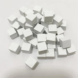 100Pcs/lots 10mm Wood Cubes Colorful Dice Chess Pieces Right Angle For Token Puzzle Board Games Early Education Free shipping