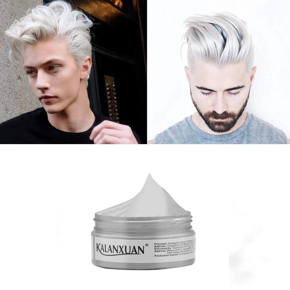 100g Hair Coloring Product 9 Color Disposable Color Hair Mud Wax Full Hair Mud Wax for All Hair Styling краска для волос Beauty