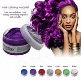 100g Hair Coloring Product 9 Color Disposable Color Hair Mud Wax Full Hair Mud Wax for All Hair Styling краска для волос Beauty