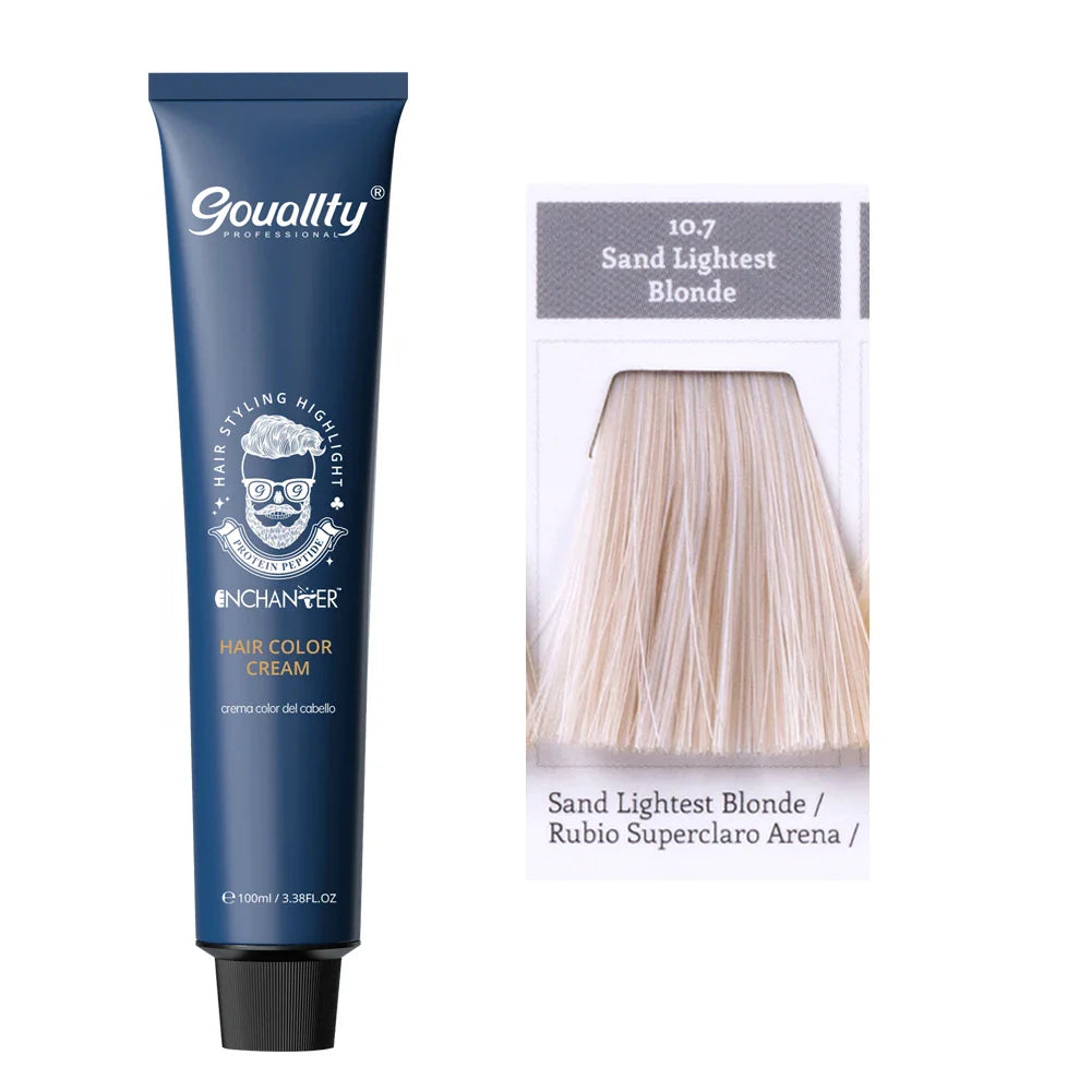 100ml Professional Hair Dye Permanent Golden Brown Sliver Hair Color Hair Products Keratin Natural Coloring Hair Tint