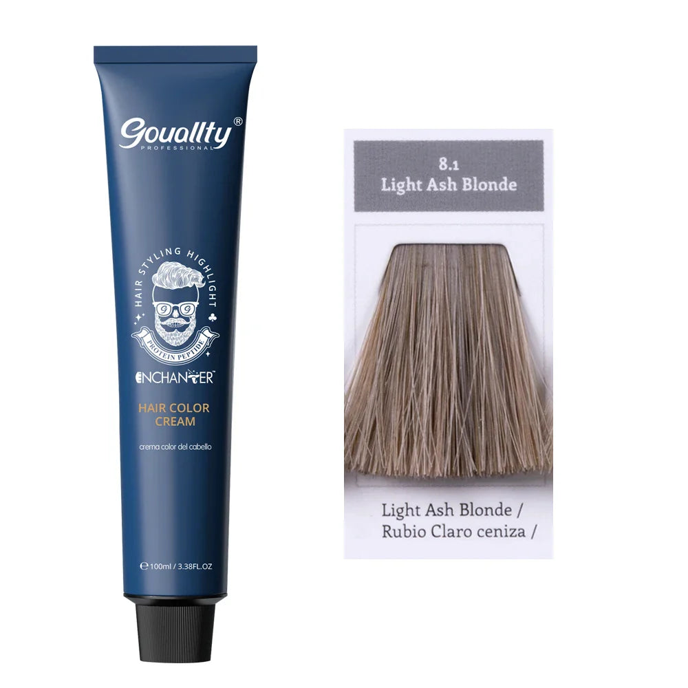 100ml Professional Hair Dye Permanent Golden Brown Sliver Hair Color Hair Products Keratin Natural Coloring Hair Tint