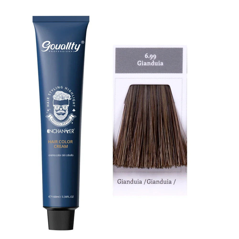 100ml Professional Hair Dye Permanent Golden Brown Sliver Hair Color Hair Products Keratin Natural Coloring Hair Tint