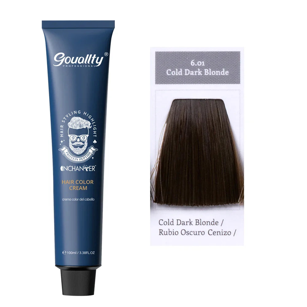 100ml Professional Hair Dye Permanent Golden Brown Sliver Hair Color Hair Products Keratin Natural Coloring Hair Tint