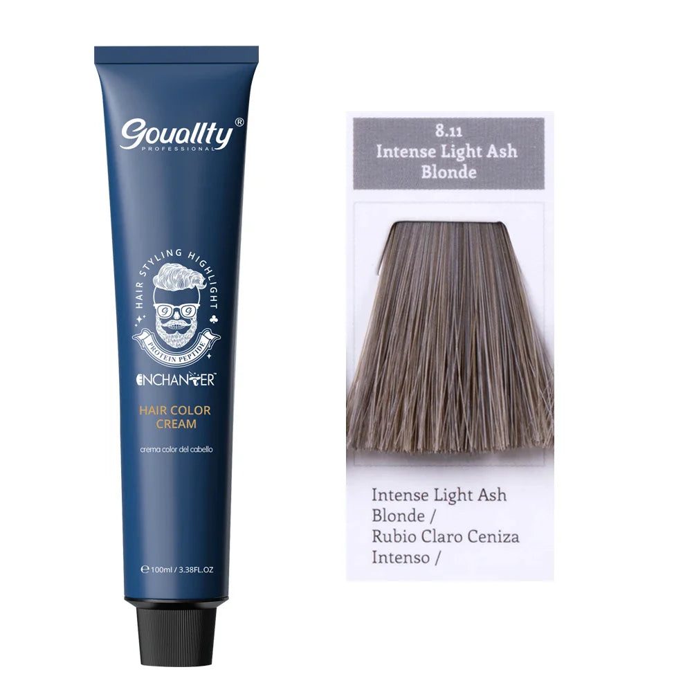 100ml Professional Hair Dye Permanent Golden Brown Sliver Hair Color Hair Products Keratin Natural Coloring Hair Tint
