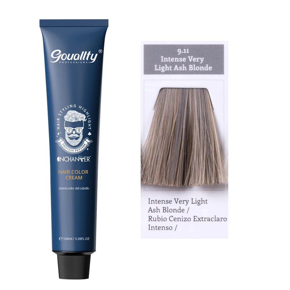 100ml Professional Hair Dye Permanent Golden Brown Sliver Hair Color Hair Products Keratin Natural Coloring Hair Tint
