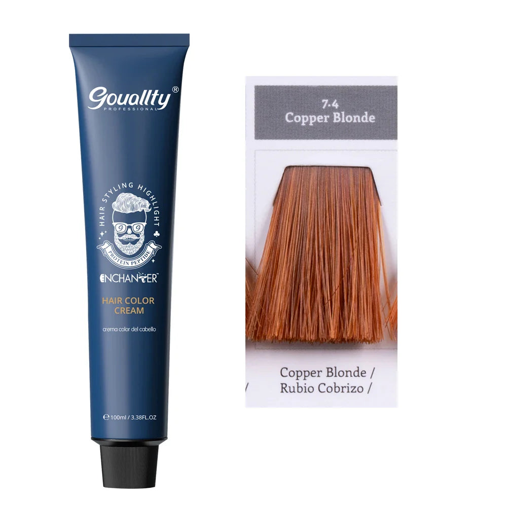 100ml Professional Hair Dye Permanent Golden Brown Sliver Hair Color Hair Products Keratin Natural Coloring Hair Tint