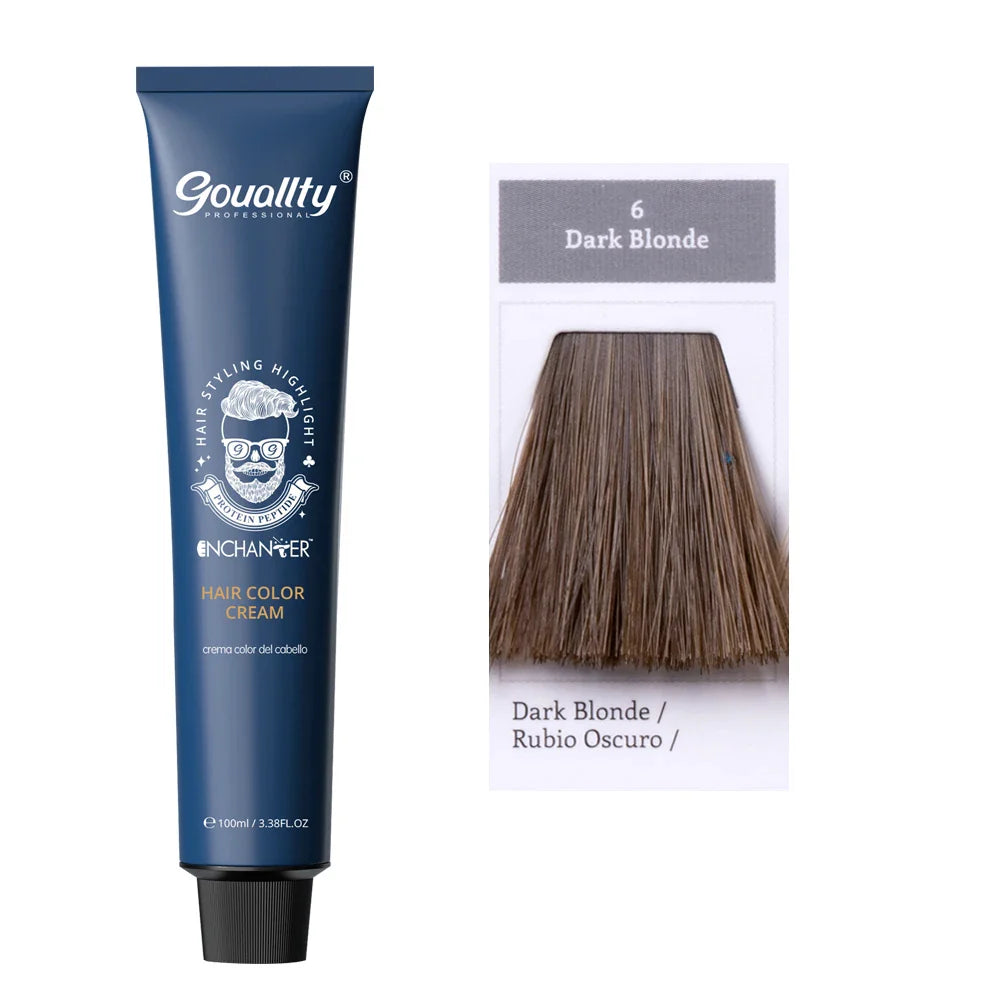 100ml Professional Hair Dye Permanent Golden Brown Sliver Hair Color Hair Products Keratin Natural Coloring Hair Tint