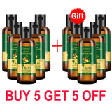 10Bottle Ginger Hair Growth Product Anti Hair Loss Serum Liquid Fast Grow Prevent Baldness for Men Women Hair Care Essential Oil