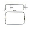 10PCS 20-30cm  Metal   Frame For Purse Doctor Aluminium Tube Handle bag Accessories Clutch Parts 3 Colour