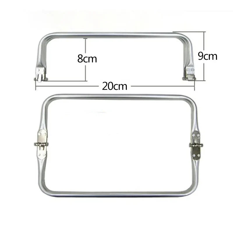 10PCS 20-30cm  Metal   Frame For Purse Doctor Aluminium Tube Handle bag Accessories Clutch Parts 3 Colour