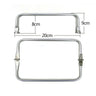 10PCS 20-30cm  Metal   Frame For Purse Doctor Aluminium Tube Handle bag Accessories Clutch Parts 3 Colour