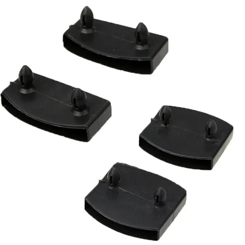 10Pieces Black Replacements Sofa Bed Slat Base Plastic Centre Caps or End Caps Holders Furniture Parts Inner Rubber Sleeve