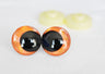 10pairs NEW DESIGN 12mm 14 16 18 20 25 30mm  New Cartoon 3D glitter toy safety eyes  doll pupil eyes with hard washer -D12